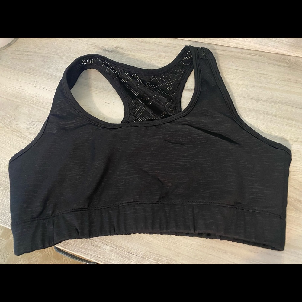 ZYIA- black bomber bra